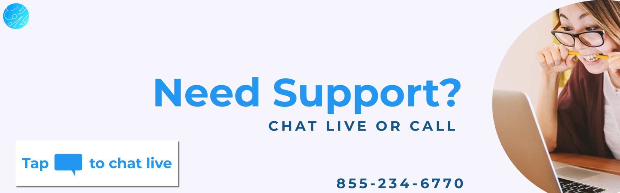 Live chat banner