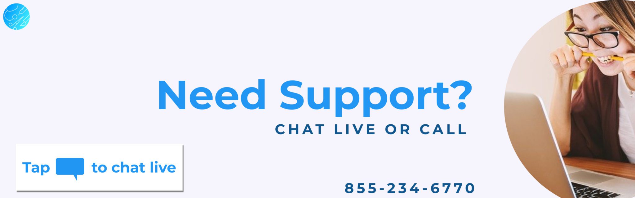 Sterile Porcessing Support Live chat banner