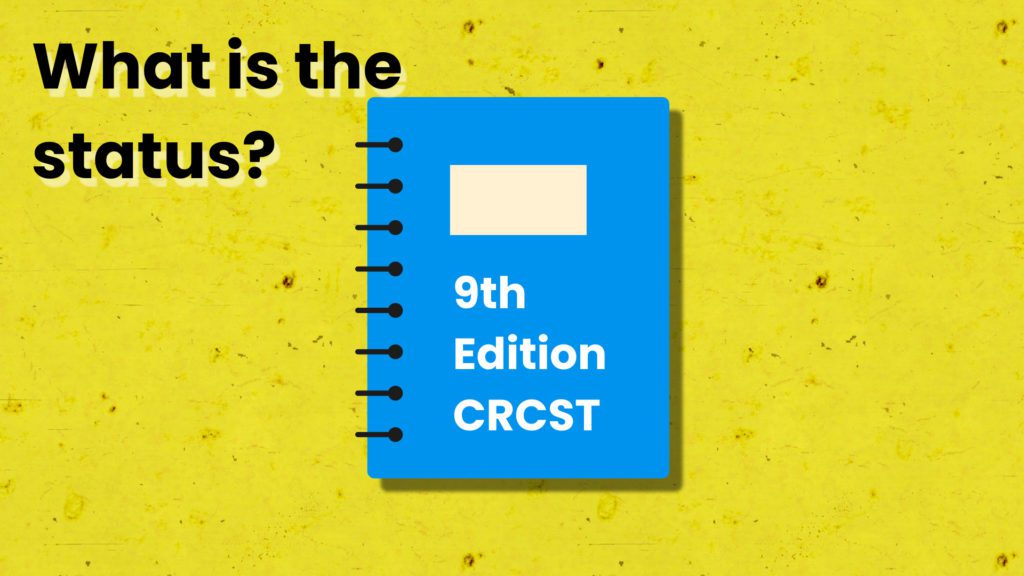 9th edition CRCST textbook