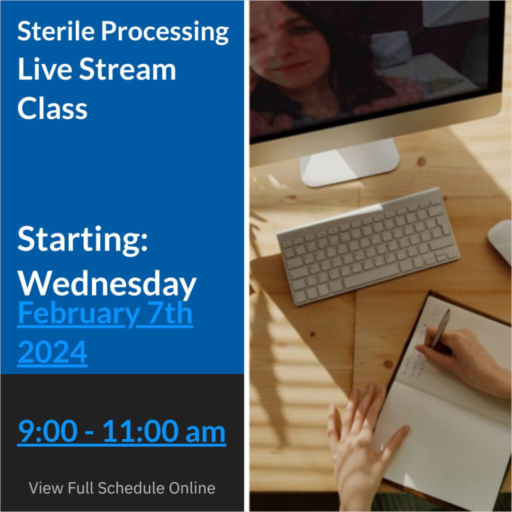 Zoom Sterile Processing Class