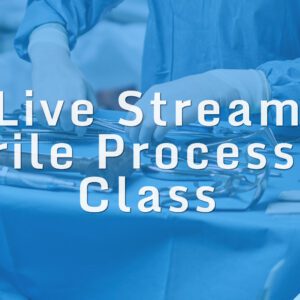 Live Stream Sterile Processing Class. Classes are conducted over Zoom. Learn Sterile Processing remotely.