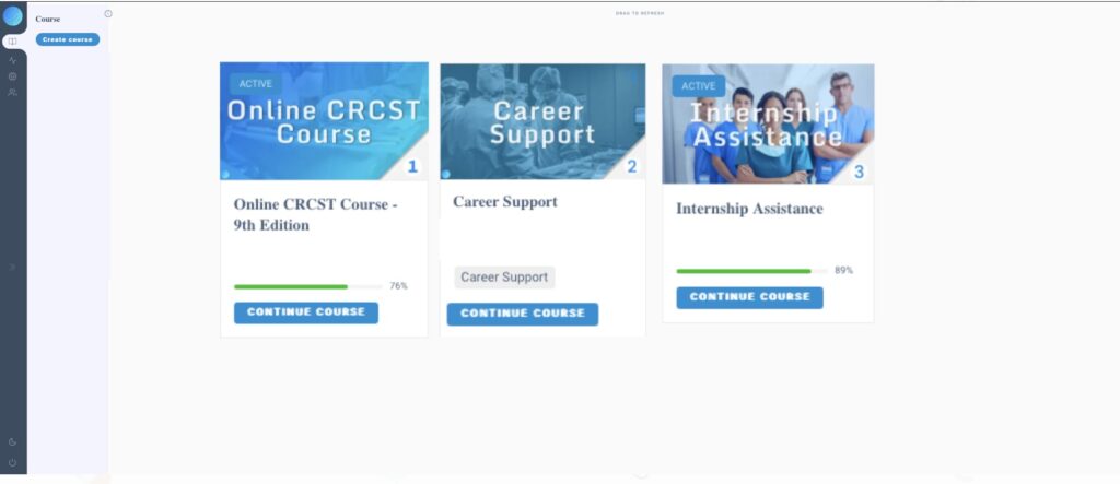 Main Student Portal Login for CSS Students. Access all sterile processing courses.