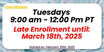 Late enrollment sterile processing class February 25th, 2025.